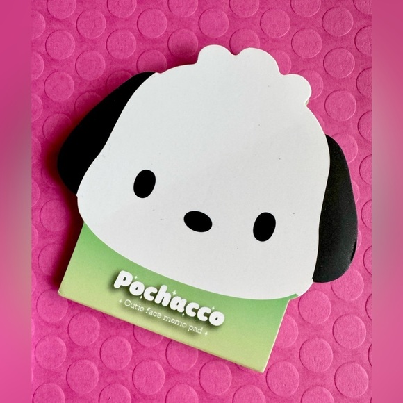 New Sanrio Pochacco & Hello Kitty Zip Pouch, Pen, Note Pads Stationery Set of 4 - Picture 5 of 9